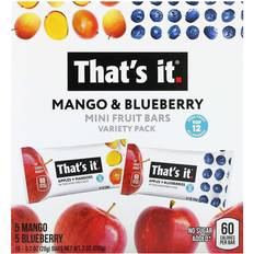 Mango & Blueberry Mini Fruit Bars Variety Pack