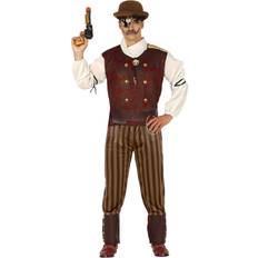 Fiestas Guirca Men's Steampunk Western Costume