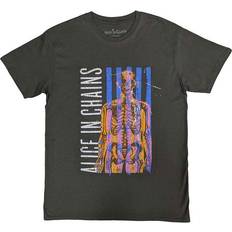 Alice In Chains Skeletal Band Logo T Shirt