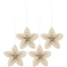 Twinkle Ornaments 4-Pack - Gold Striped
