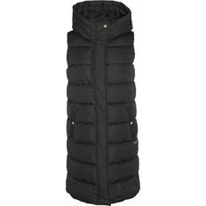 Women Vests Barbour Women's Greyson Long Puffer Gilet - Black