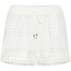 Spets Shorts Vero Moda Honey Shorts - White/Snow White