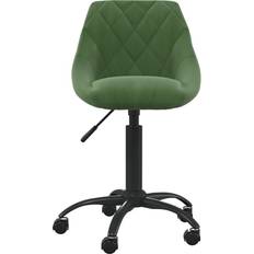 Fløjl Kontorstole vidaXL 3088849 Dark Green Kontorstol 200.7cm