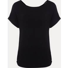 Phase Eight T-shirts Phase Eight Neena Cowl Twist Back T-Shirt - Black