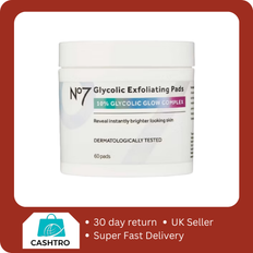 No7 Exfoliators & Face Scrubs No7 Glycolic Exfoliating Pads 60 Pads