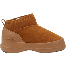 Luna Low Suede Boots - Cognac