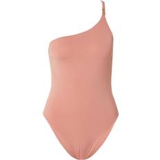 Tommy Hilfiger Beige Swimwear Tommy Hilfiger Badeanzug nude weiß