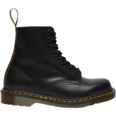 Dr. Martens 1460 Vintage Made in England Lace Up Boots - Black Quilon