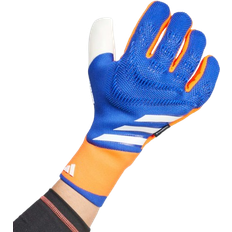 Adidas Predator Pro Fingersave Goalkeeper Gloves - Lucid Blue/Solar Red/White