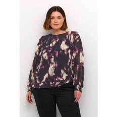 Dame - Lilla Bluser Kaffe Curve Bluse kcNour Blouse Lilla