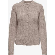 Only Cardigan onlMaggie Life LS O-neck Brun