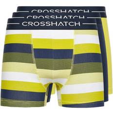 Yellow Men's Underwear Crosshatch Avocet Boxer Shorts (Pack of 3) Yellow