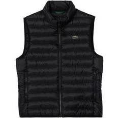 Lacoste Gilets Lacoste Wasserabweisende Puffer-Weste Schwarz