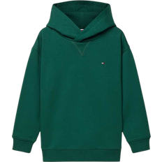 Tommy Hilfiger Kid's Flag Embroidery Hoody - Ornamental Green