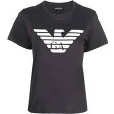 Emporio Armani Dame T-shirts Emporio Armani Kortærmet T-shirt Dame - Blå