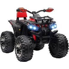 12v ride on quad Homcom Quad Bike ATV Red 12V