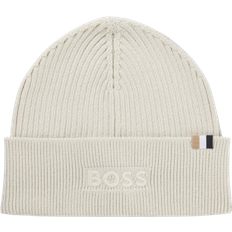 HUGO BOSS Man Mutsen HUGO BOSS Beanie Van Wol En Katoen Met Logostiksel