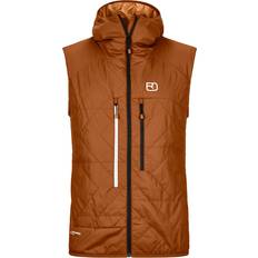 Ortovox Men Vests Ortovox Swisswool Piz Boè Vest - Red