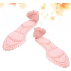 Pink Insoles Zeuxo Plantar Inserts Absorbing Insoles Heel Cushion Inserts Women Shoes-Pink
