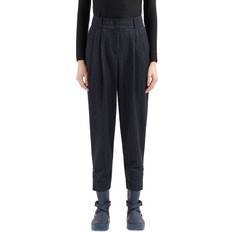 Emporio Armani Dam Byxor Emporio Armani Monogram Byxor - Blå