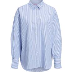 JJXX Jxjamie Poplin Skjorte - Navy Blazer Stripes