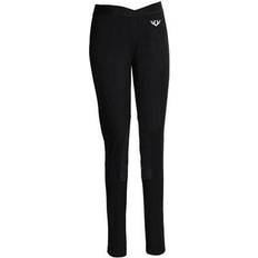 Rider Gear TuffRider Ladies Ventilated Schooling Tights Black/Charcoal (Small)