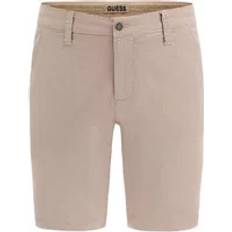 Guess Men Shorts Guess Casual Shorts, male, Beige, Bermuda Shorts for Men