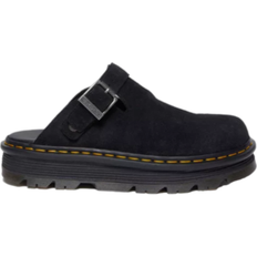 Men - Suede Slippers & Sandals Dr. Martens Zebzag Suede Slingback Platform Mule - Black