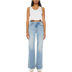 Mother Roller Frayed Jeans - Blue