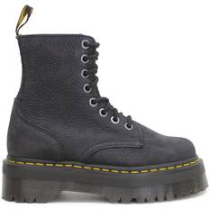 Dr. Martens Jadon III Tumbled Nubuck Platform Boot - Charcoal Grey