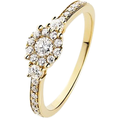 Christ Highlight Ring - Gold/Diamonds