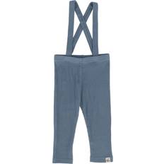Gullkorn Design Baby's Longs in Wool with Braces - Chalk Denim Blue