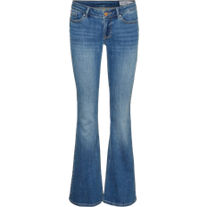 Flared jeans Vero Moda Sigi Low Rise Flared Fit Jeans - Blue/Medium Blue Denim