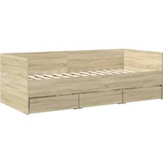 vidaXL Daybed with Drawer Sonoma Oak Sofa 203cm 3 Seater