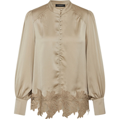 Bruuns Bazaar Acacia Katara Blouse - Plaza Taupe