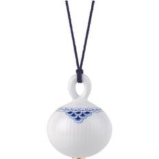 Royal Copenhagen Juldekorationer Royal Copenhagen Princess White/Blue Julgranspynt 9.5cm