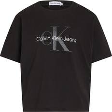 Calvin Klein Jeans Kid's Slim Logo T-shirt - Black (IG0IG01470-BEH)