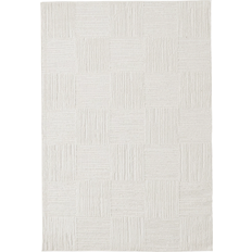&Home Daisy Check Vit, Beige 80x200cm