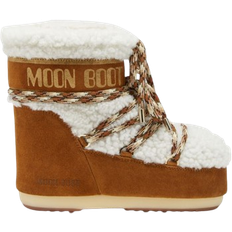 Moon Boot Lab69 Icon Low Shearling Boots - Whisky/Off White