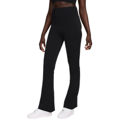 Nike Sportswear Chill Knit Women's Tight High Waisted Sweater Flared Pants - Black