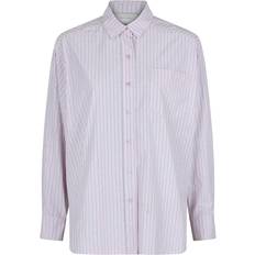 Neo Noir Dalma Stripe Stone Shirt - Rose Glitter