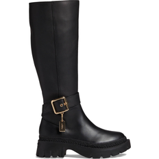 Coach Botas Coach James Buckle Detail Leather Knee High Boots