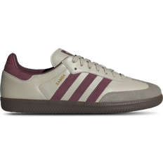 Adidas Samba OG - Putty Gray/Maroon/Gold Metallic