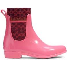 Coach Rain Boots Coach Rivington Rain Bootie - Bright Watermelon