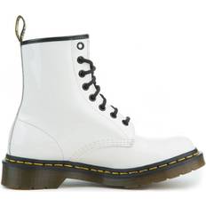 Dr Martens 1460 Lace Boots Dr. Martens 1460 Women's Patent Leather Lace Up Boots - White