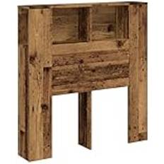 VidaXL Hoofdeinden vidaXL Hoofdbordkast 100 x 19 x 104,5 cm Bewerkt Hout Oud Houtkleurig