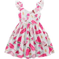 Dresses Popshion Toddler Baby Dress 2T - Ice Cream Watermelon Print