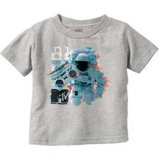 Tops Brisco Brands MTV Static Glitch Boombox Moon T Shirt - Toddler 12M