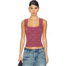 Red Tank Tops Free People Love Letter Camisole Top - Red Plum