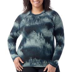 Green - Women Base Layer Tops Smartwool Classic Thermal Base Layer Plus Top - Green